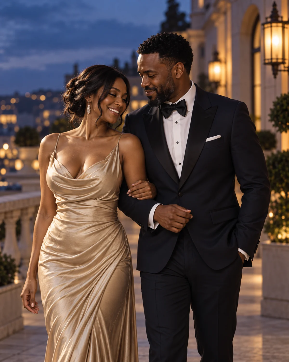 Amara Ellis and Julian Brooks in the cinematic Midnight Letter collection
